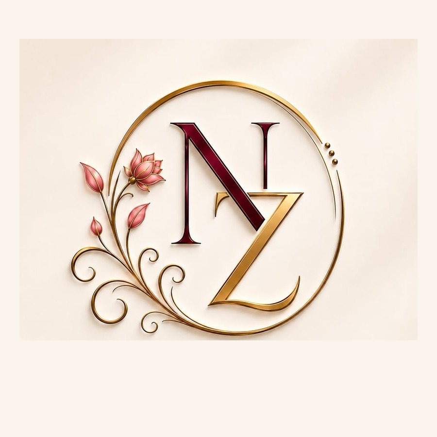 The Nazakat NZ floral logo